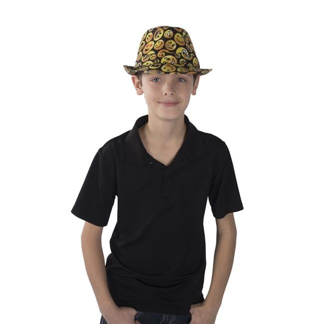 Dress Up America 984 Emoji Fedora Hat