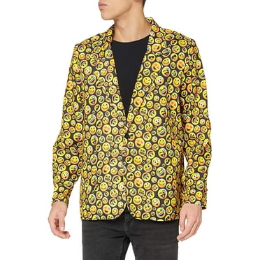Dress Up America Adult Assorted Emoji Jacket - Product Comes Complete with: Jacket X-Large