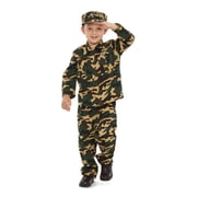Dress-Up-America Army Costume For Kids- Soldier Costume For Boys and Girls