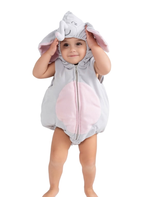 Dress-Up-America Baby Elephant Costume - Circus Elephant Costume Romper for Babies