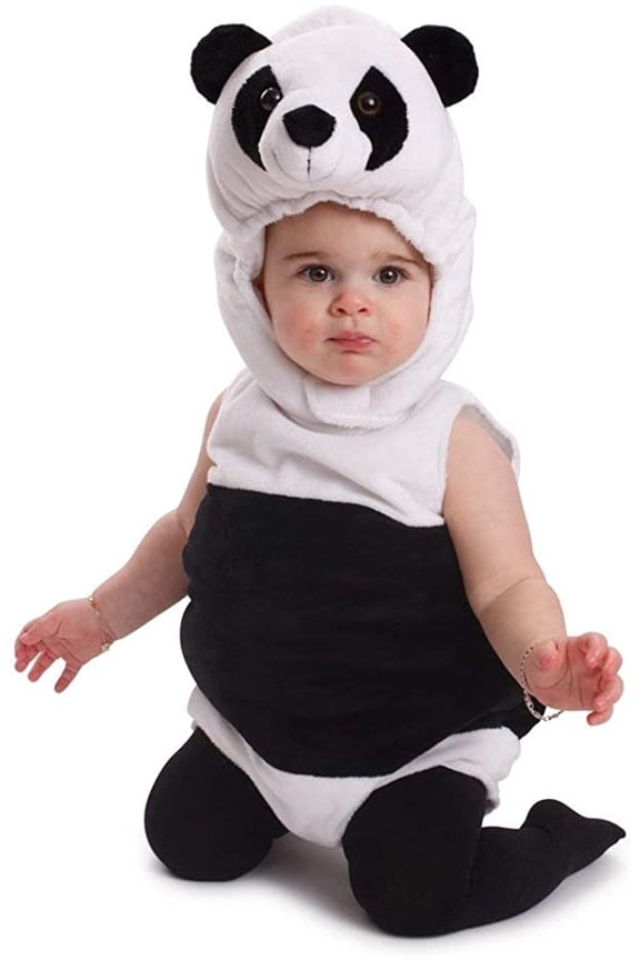 Baby Panda Costume - Animal Romper for Infants - Adorable First Halloween Costume for Babies