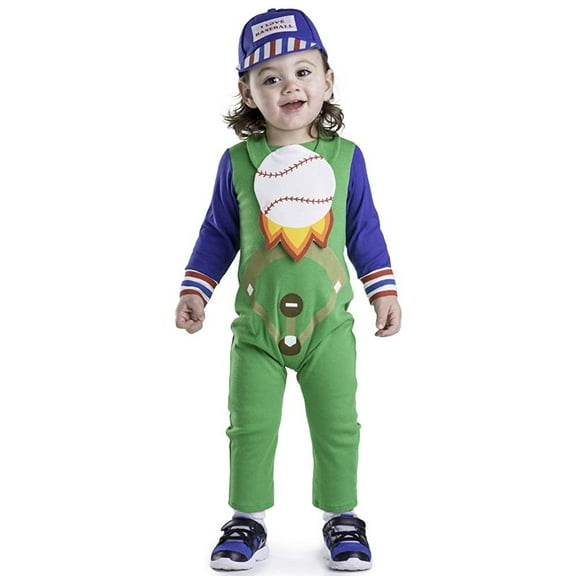 Dress Up America Baseball Baby Costume - Size 12-14 Months