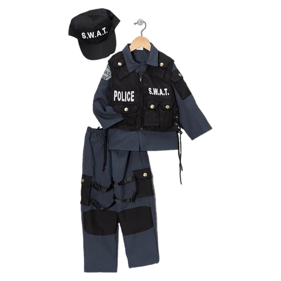 Dress Up America Boys' S.W.A.T. Officer Costume - Size 14-16