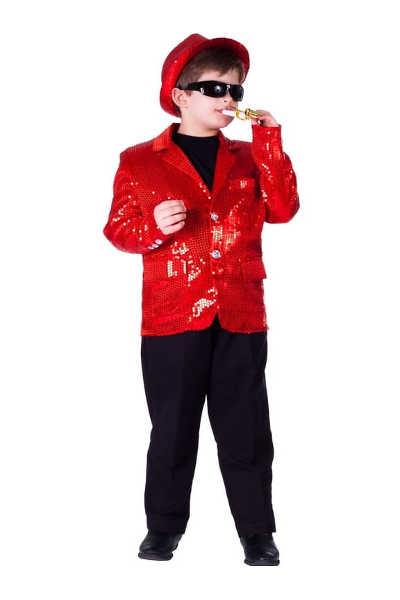 Boys' Sequin Costume Jacket - Medium