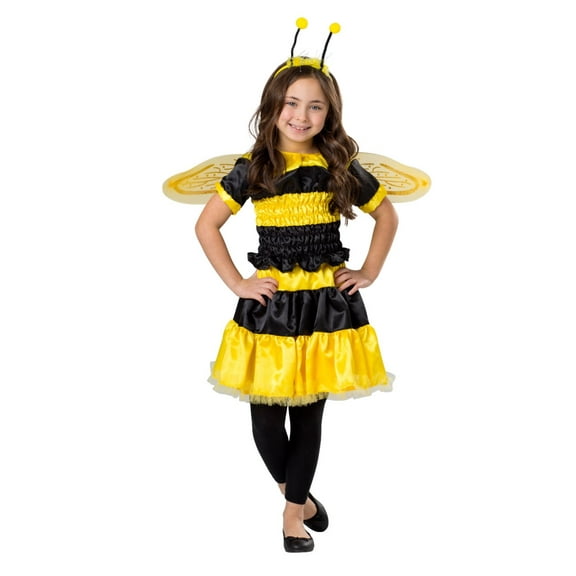 Dress-Up-America Bumblebee Costume for Girls - Queen Bee Dress Up Costume