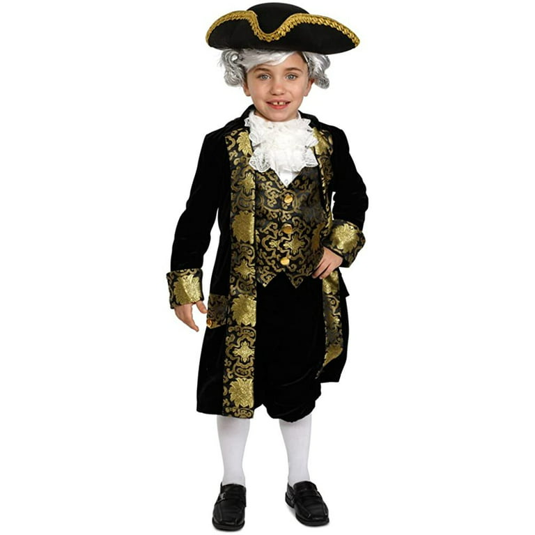 Dress-Up-America Colonial Costume for Boys - George Washington Historical  Outfit for Kids 