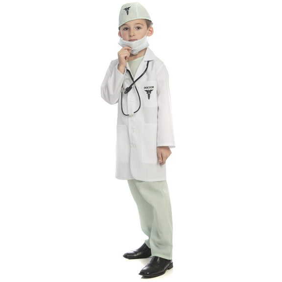 Dress Up America Doctor Costume for Kids - Dr. Scrubs and Set for Child Girls and Boys