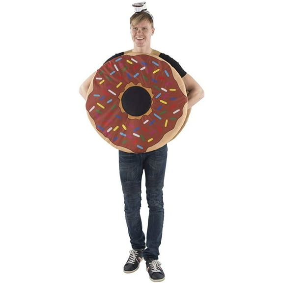 Dress Up America Donut Costume for Adults - Sprinkle Doughnut Costume for Halloween - One Size Fits Most - Unisex