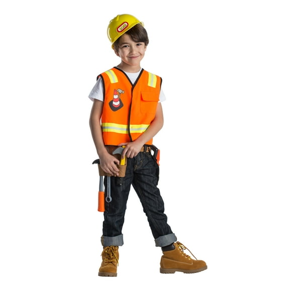 Dress-Up-America Dress-Up Costumes - Kids Pretend Play Sets - Construction