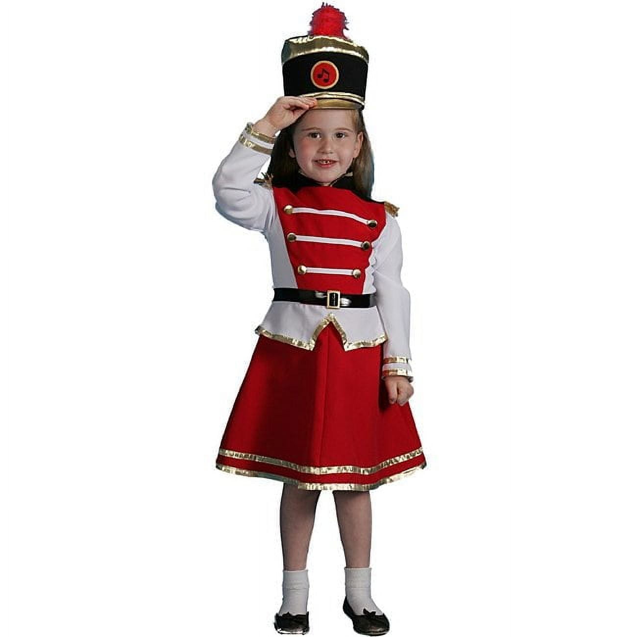 Dress Up America Drum Majorette Costume for Girls Marching Band
