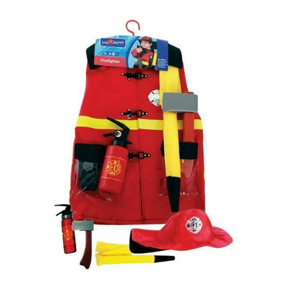 Dress Up America Fire Fighter Role Play Dress Up Set - Ages 3-7