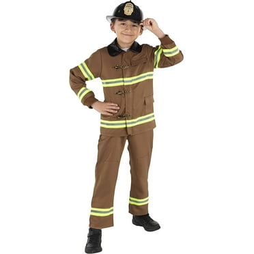 Dress Up America Fireman Costume for Kids - Role Play Firefighter Costume