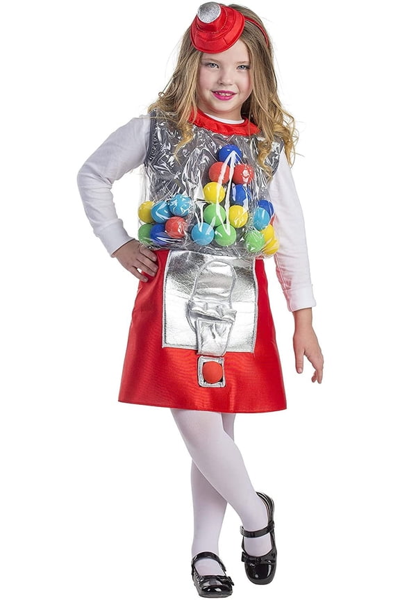 Gumball Machine Costume Candy Girl Costume for Kids
