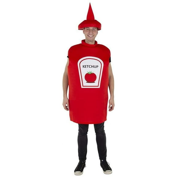 Dress Up America Ketchup Bottle - Adults One Size