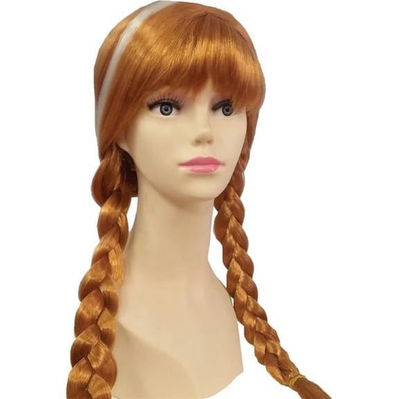 Dress Up America 1119 Kids Braided Wig, Auburn