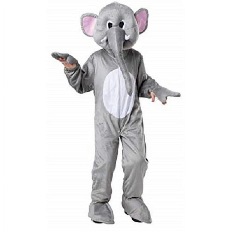 Elephant Costume Kids Grey White Jumpsuit Elephant Costume Kids Grey White Jumpsuit