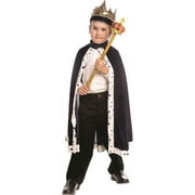 Dress Up America Kids King Costume with Crown and Robe Costumes for Toddlers, Navy