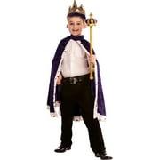 Dress Up America Kids King Costume with Crown and Robe Costumes for Toddlers, Purple