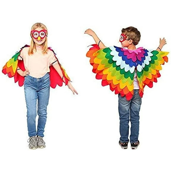 Dress Up America Parrot Costume - Cute, Fun, Flying Parrot Costume for Kids Toddler 4/Small 4-6
