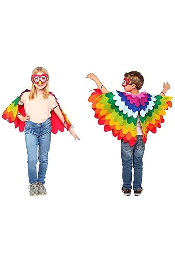 Parrot Costume - Cute, Fun, Flying Parrot Costume for Kids Toddler 4/Small 4-6