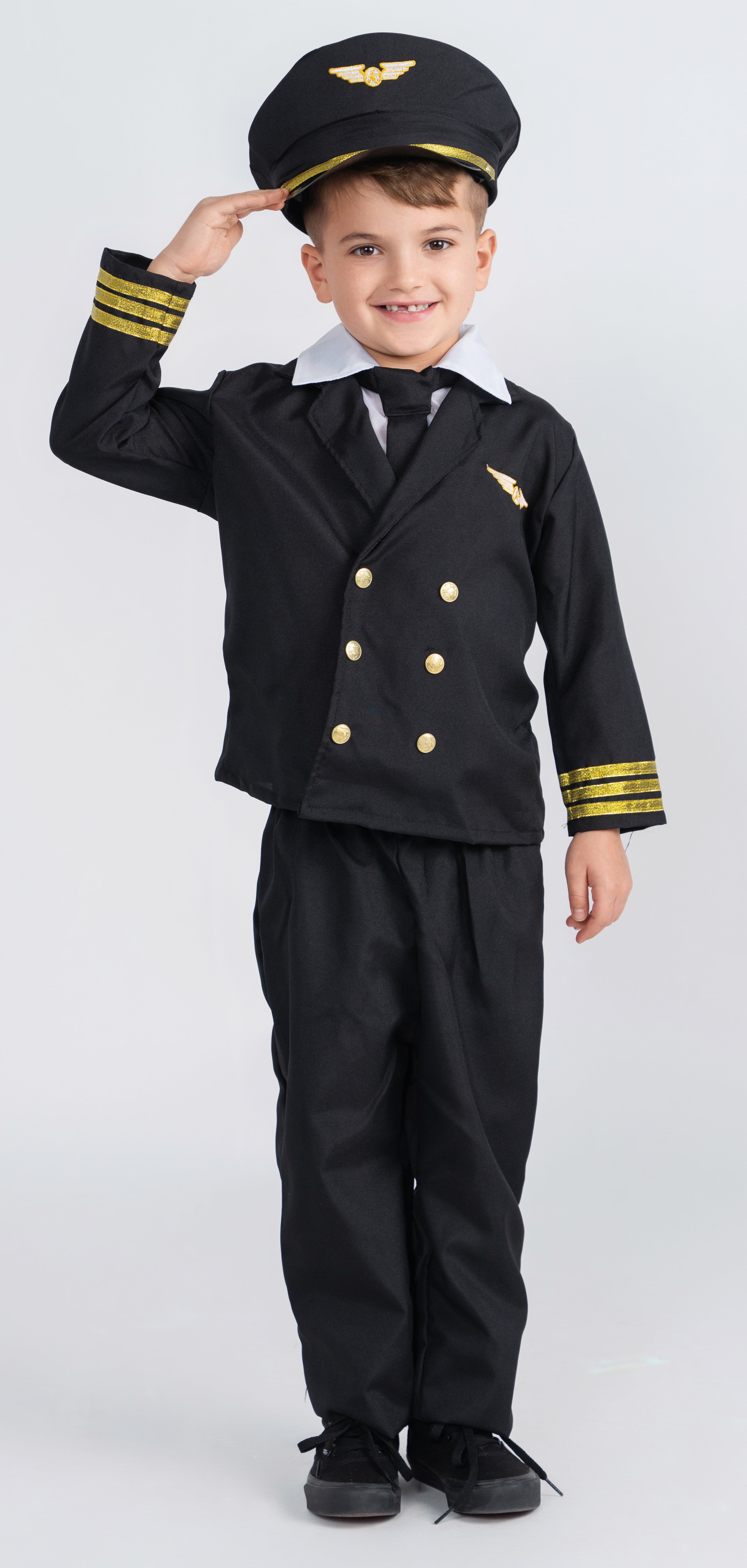 Dress Up America Pilot Costume for Boys and Girls Airline Captain