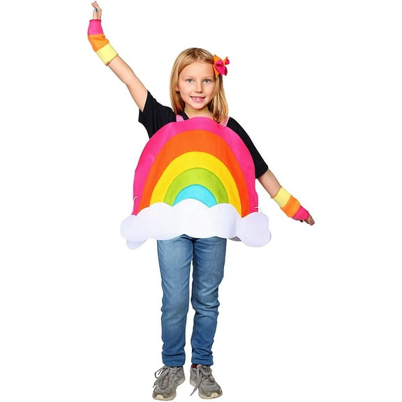 Dress Up America Rainbow Costume - Cute, Fun, Rainbow Costume for Kids Toddler 4/Small 4-6