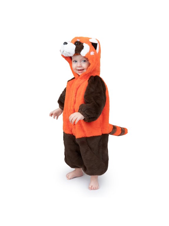 Dress-Up-America Red Panda Baby Costume - Adorable Toddler Panda Costume | Baby Animal Costume for Halloween