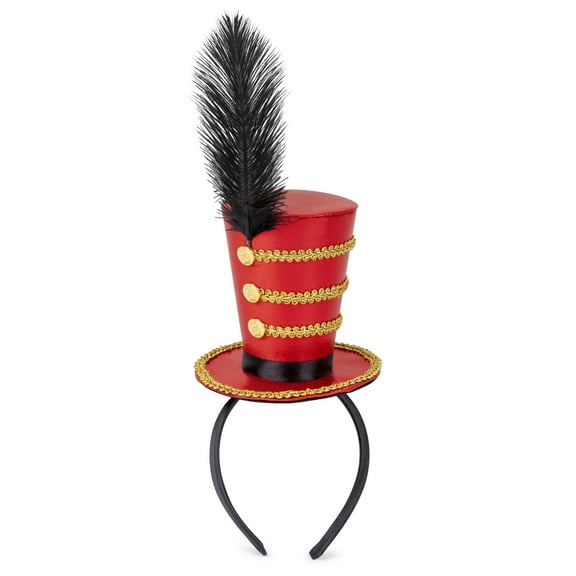 Dress-Up-America Ringmaster Hat for Girls - Showman Headband Hat - Circus Costume Accessories for Kids