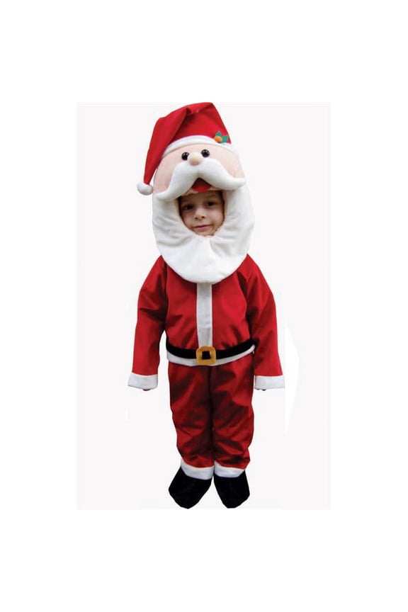 Dress-Up-America Santa Claus Costume for Adults - Christmas Santa Mascot for Men and Women - Red Santa Dress-Up set