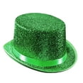 thumbnail image 1 of Dress Up America Shiny Top Hats for Adults - Tuxedo Magician Hat - One Size Fits Most (Green), 1 of 6