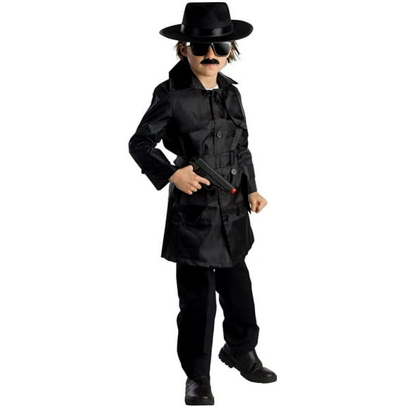 Dress Up America Spy Agent Boy's Halloween Fancy-Dress Costume for Child, M(8-10)