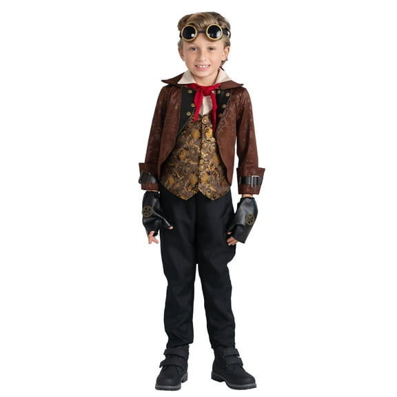 Dress-Up-America Steampunk Costume for Boys - Victorian Steam Punk Costume Set for Kids