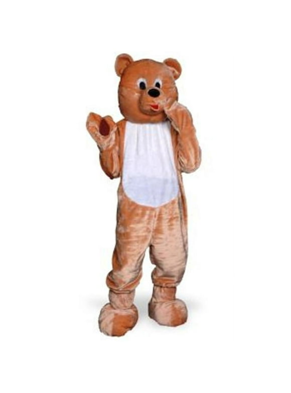 Dress Up America Teddy Bear Mascot X-Large 16-18 (60" waist, 70" height) Multi Colored