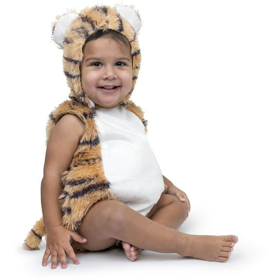 Dress Up America Tiger Baby Costume - Animal Onesie Romper for Infants - Halloween Tiger Cub Costume