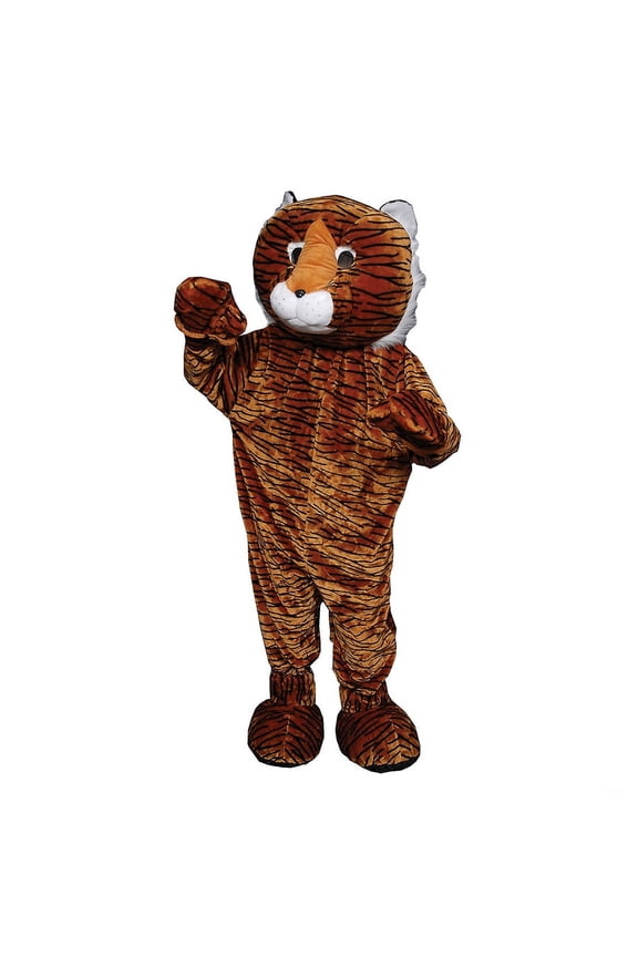 Adult Tiger Mascot Costume - One Size