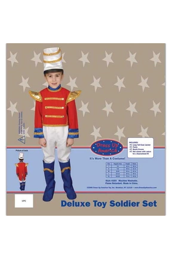 Toy Soldier Set Costume Set Small 4-6