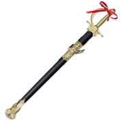 Dress-Up-America Toy Sword - Ornate Gold Sword - Costume Sword and Sheath
