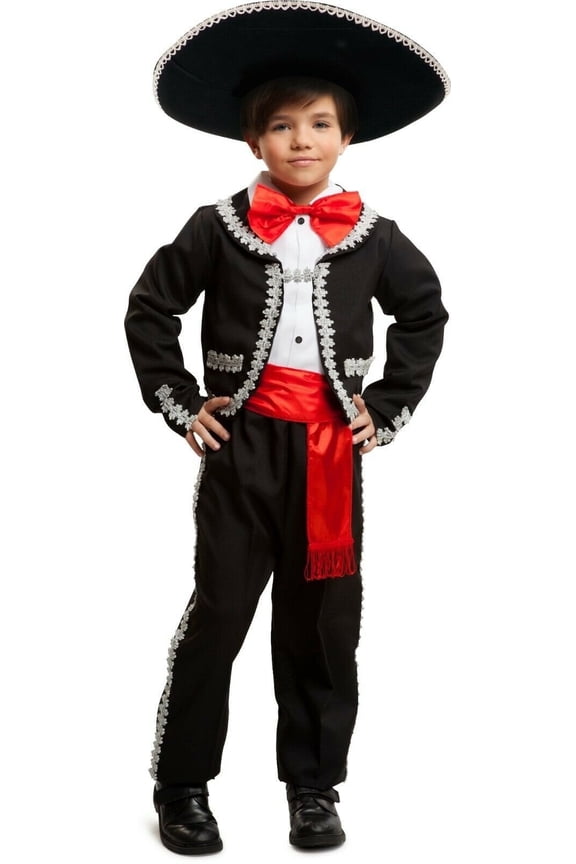 Dress-Up-America Traditional Mariachi Costume For Kids - Halloween Set for Boys
