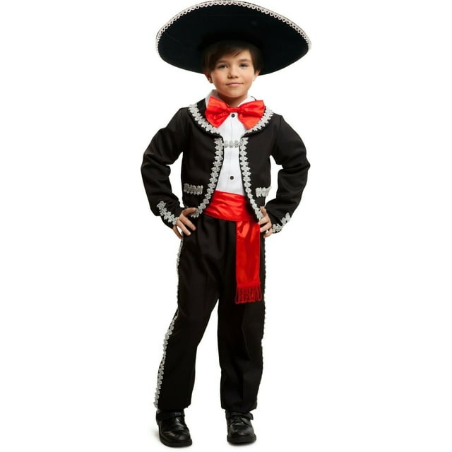 Dress-Up-America Traditional Mariachi Costume For Kids - Mexican Dress ...