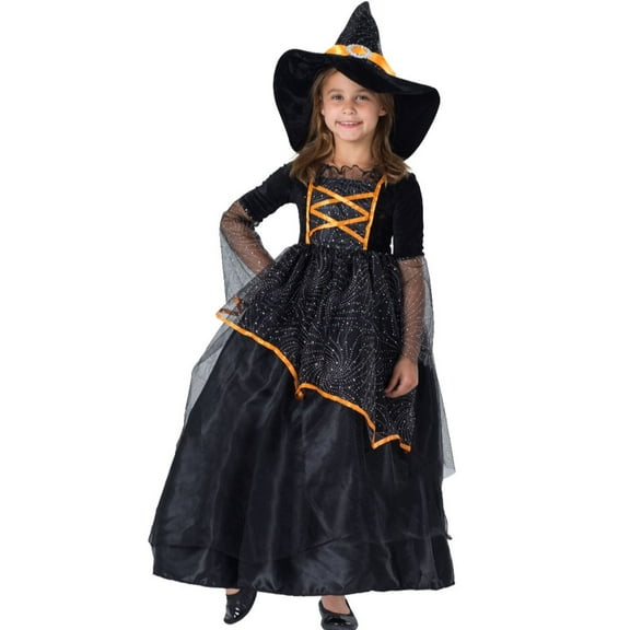 Dress Up America Witch Costume for Girls - Classic Halloween Costumes for Kids, Amazing Details