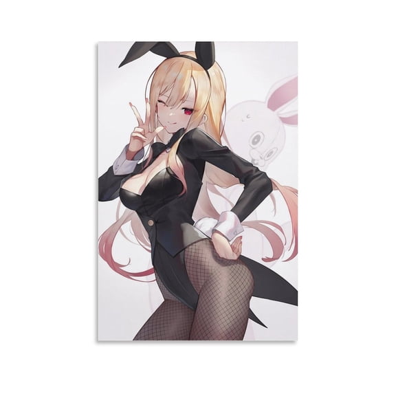 My Dress-Up Darling Poster Kitagawa Marin Anime Poster(3) Picture Print Wall Art Poster Painting Canvas Posters Artworks Gift Room Aesthetic 24x36inch(60x90cm)