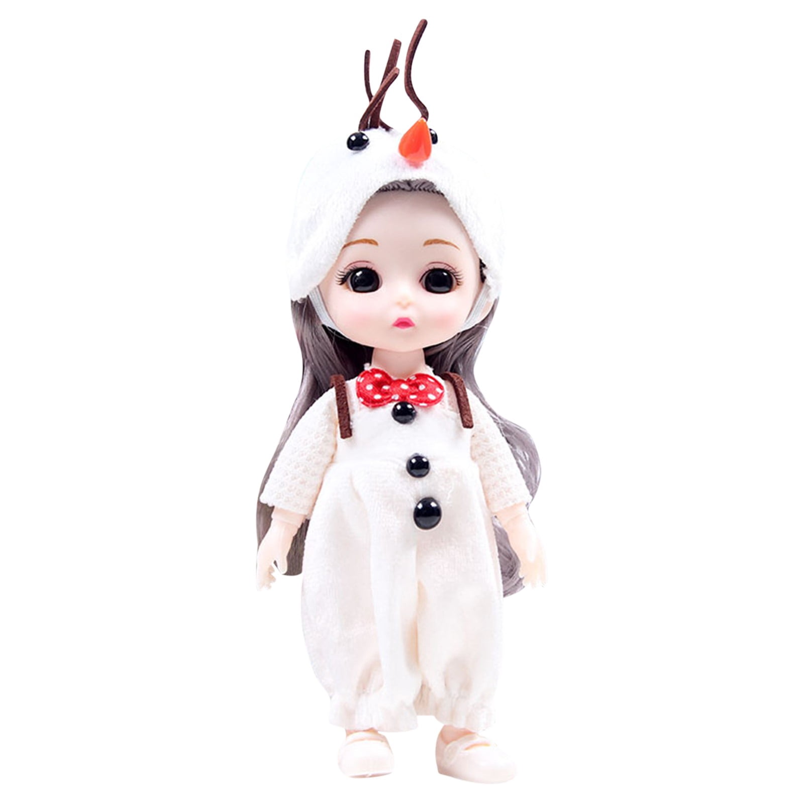 Dress-Up Doll for Kids, Changeable Outfit Cloth Rag Doll with Multiple ...