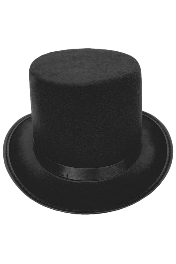 Dress Up Magicians Top Hat for Women Man Theme Party Hat with Roll Brims Costume Gentleman Top Hat HippiesCap Photo Hat