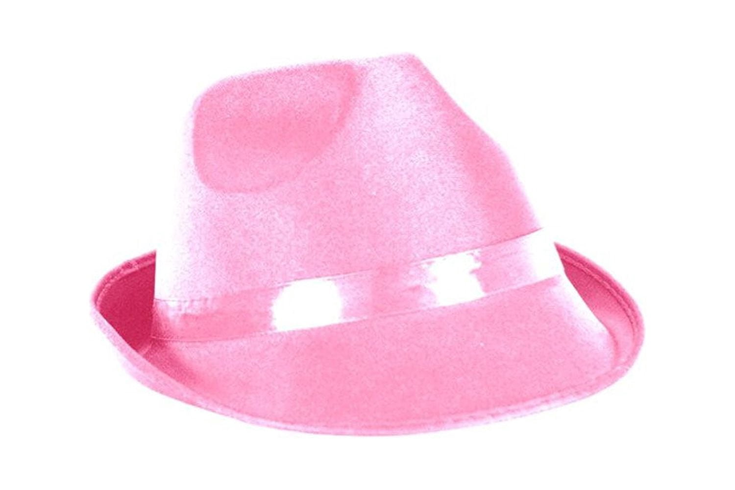 Red Satin Fedora Top Hat - Costume Party Accessory for Fancy Dress, One Size Fits Most main image 0