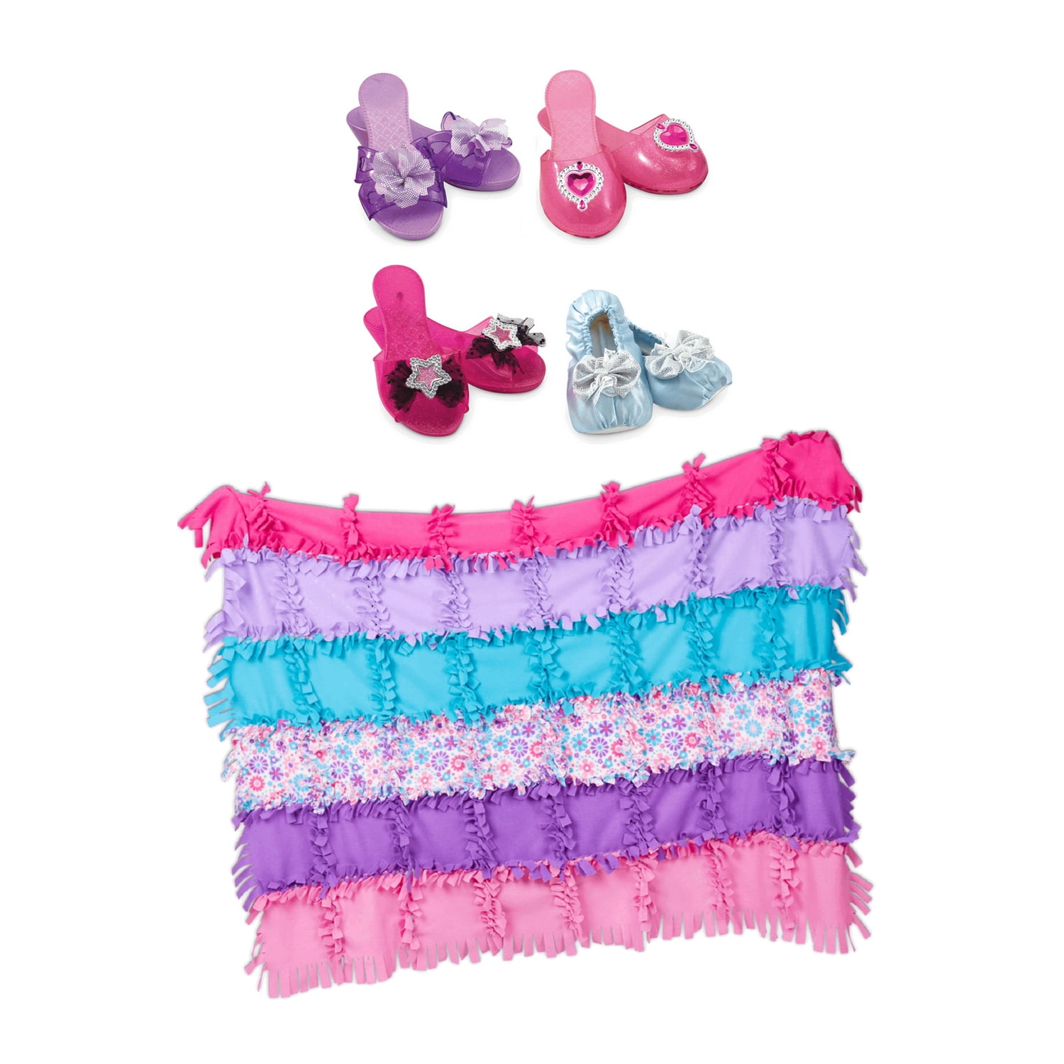 Dress-Up Shoes - Role Play Collection with Created by Me - Flower Fleece Quilt