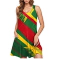 thumbnail image 1 of Dress Women Summer Dresses for Women 2024 Women's Casual Gradient Sleeveless Crewneck Print Dress G Multicolor S, 1 of 5