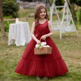 thumbnail image 1 of Dress for Girls Floral Birthday Dress Girls Kids Girls Formal Dress 8-10 Years, 1 of 3