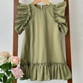 thumbnail image 1 of Dress for Girls Floral Birthday Dress Girls Kids Party Dress for Girls 5-6 Years, 1 of 7