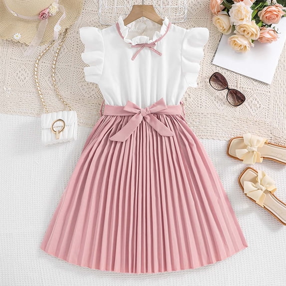 Dress for Girls Floral Birthday Dress Girls Tween Girls' Special Occasion Dresses 11-12 Years