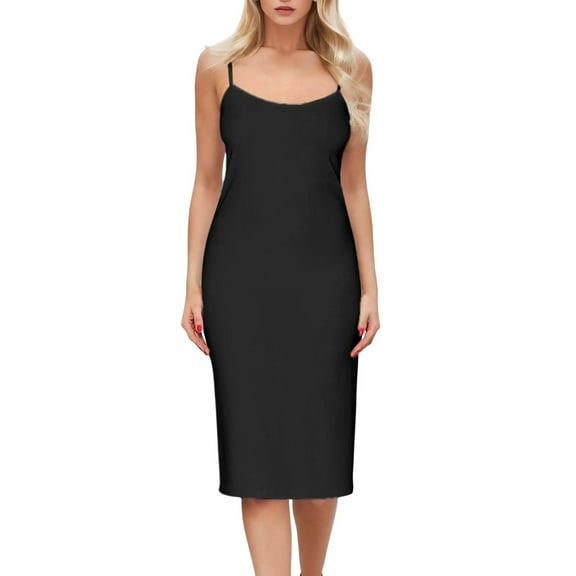 Dress for Women Long Camisole Dress Lingerie Elegant Sleeveless Casual Daily Homwear Comfortable Underwear